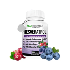 Resveratrol 1.500 mg - Gomitas Antioxidantes de Alta Potencia (x60)