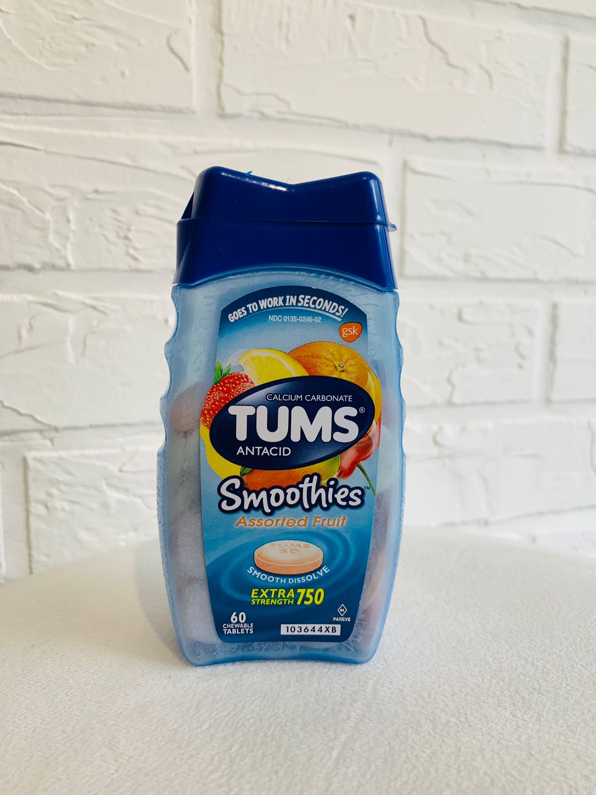 Antiácido TUMS tabletas x65